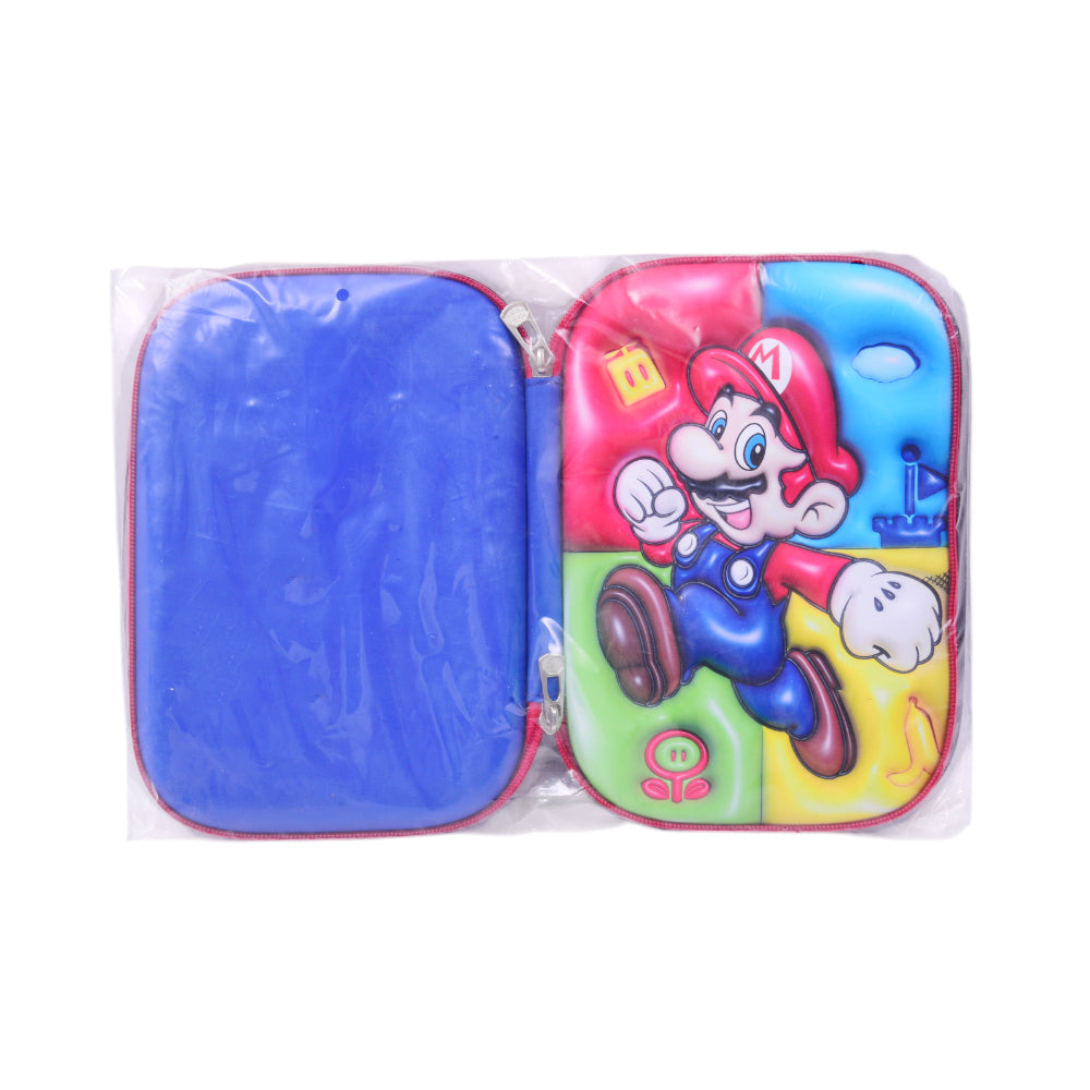 10862-32 Pencil Case Large S-mario Embossed Ir