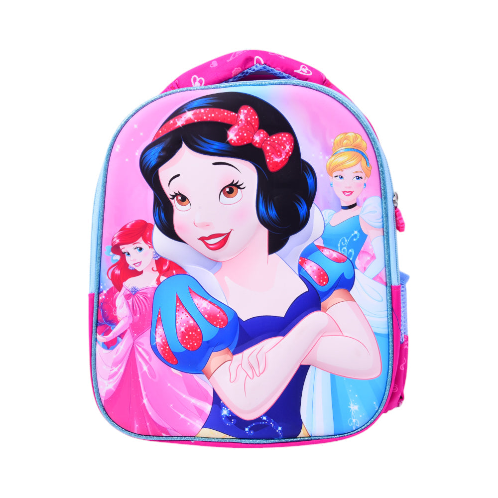 10862-9 KIDS SCHOOL BACKPACK PRINCESS EMBOSSED IR 12INCH