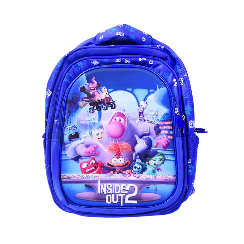 10862-11 KIDS SCHOOL BACKPACK INSIDE OUT 2 EMBOSSED IR 16INC