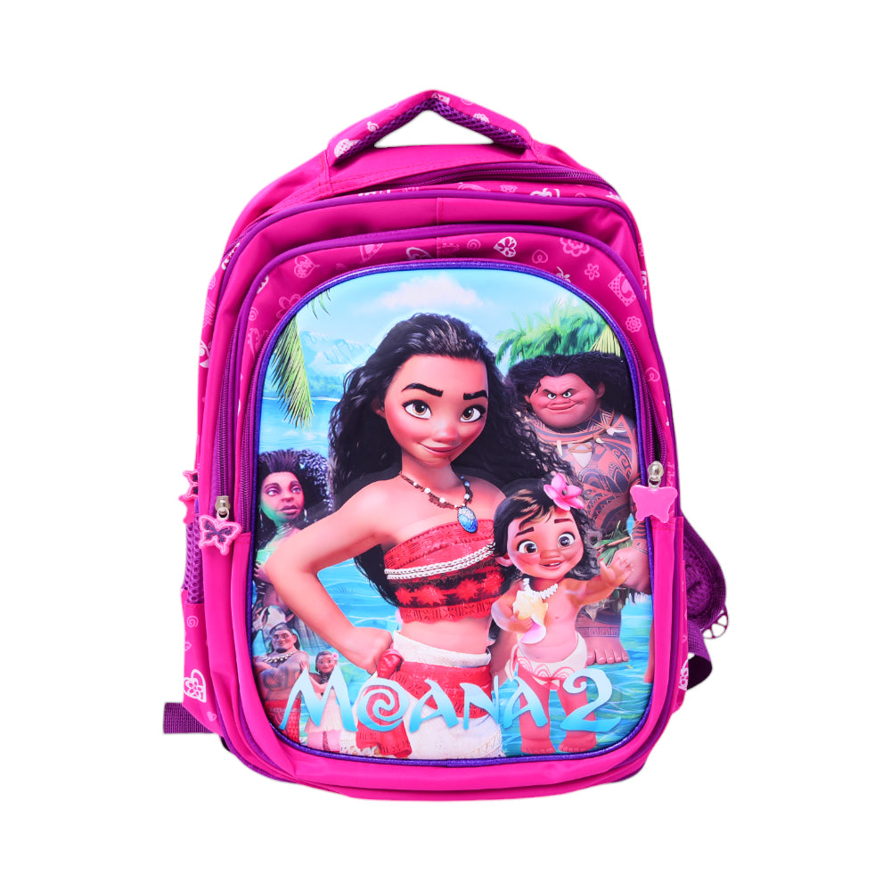 10862-18 Kids School Backpack Moana Embossed Ir 16INCH