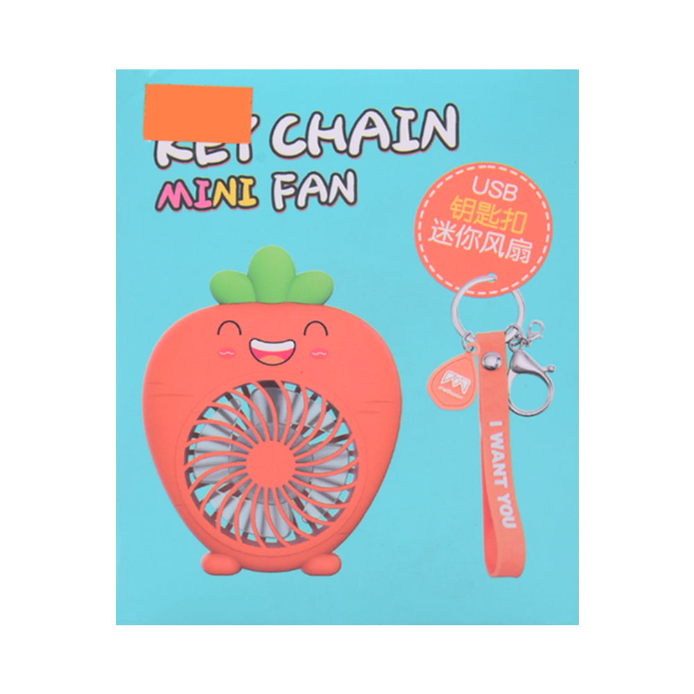 MLS6010 RECHARGEABLE MINI FAN W-KEYCHAIN IR