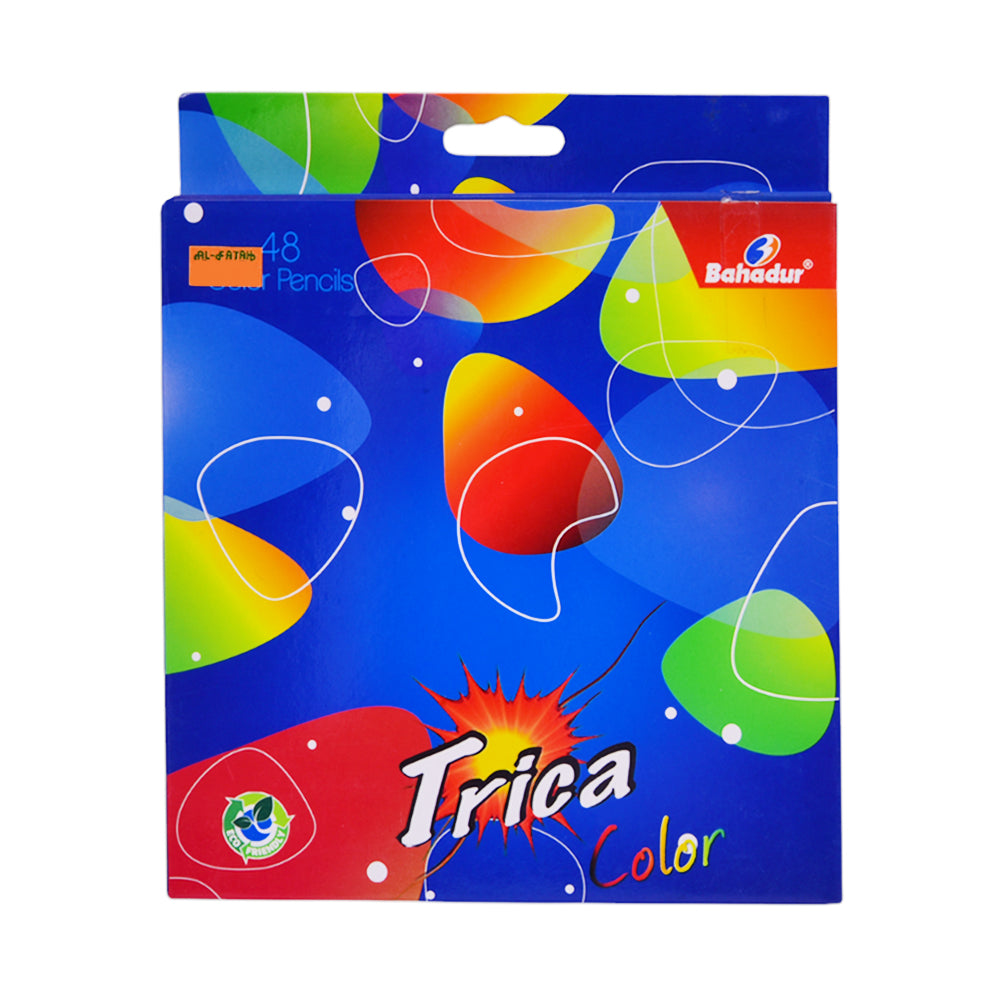 9100 BAHADUR TRICA 48 COLOR PENCIL FULL