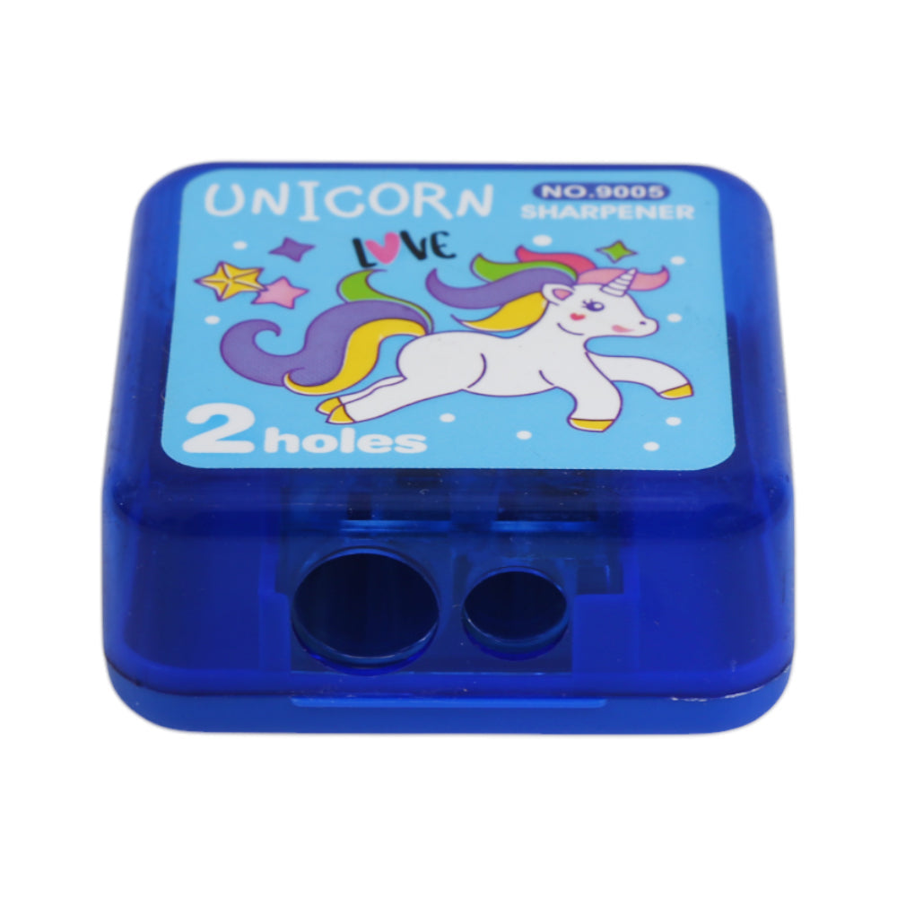 9005 Pencil Sharpner 2HOLES Unicorn
