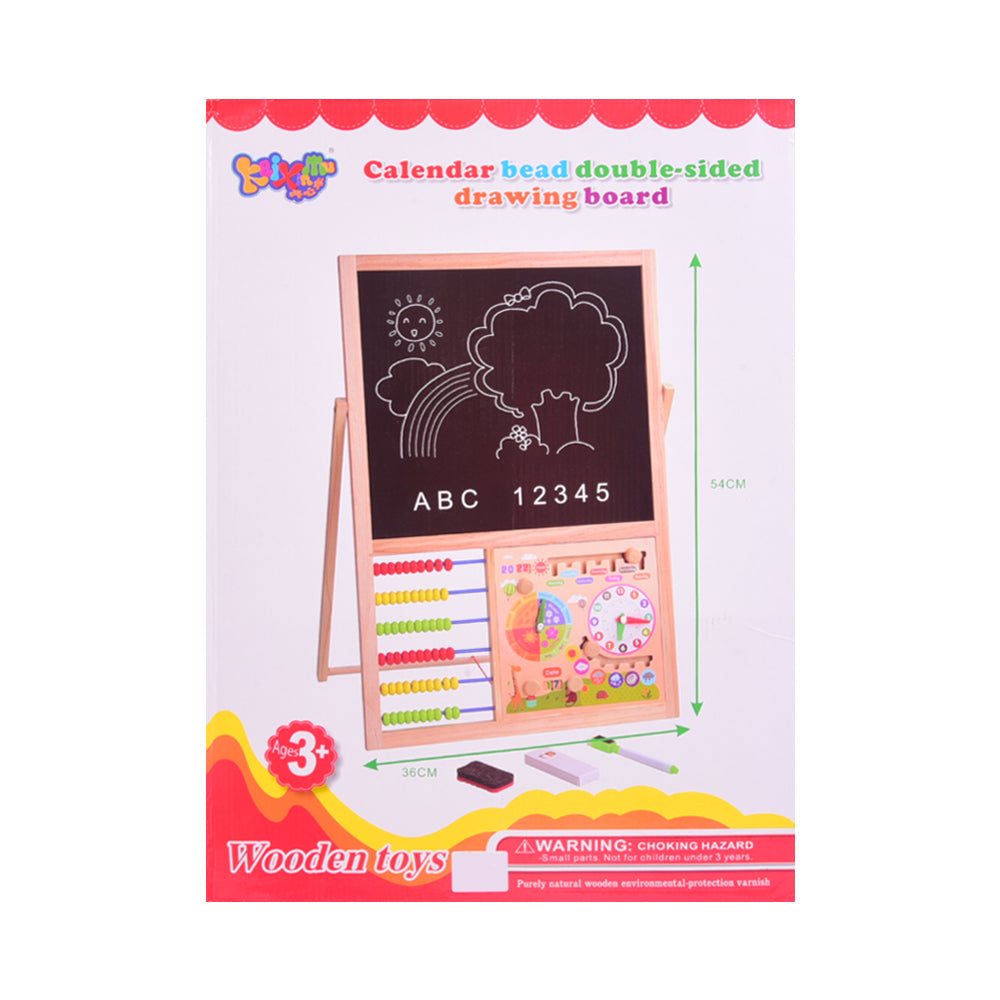 WP032 CALENDER BEAD DOUBLE SIDED DRAWING BOARD