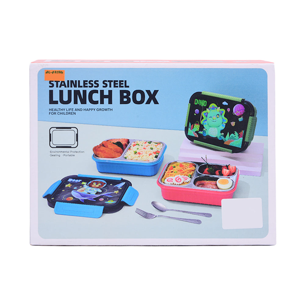 6752 STAINLESS STEEL LUNCH BOX ASST IR
