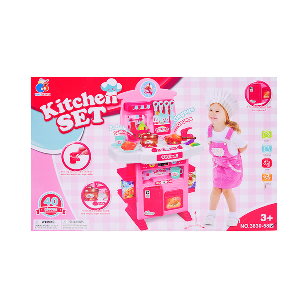 3830-58 COOK HAPPY KITCHEN SET 40PCS