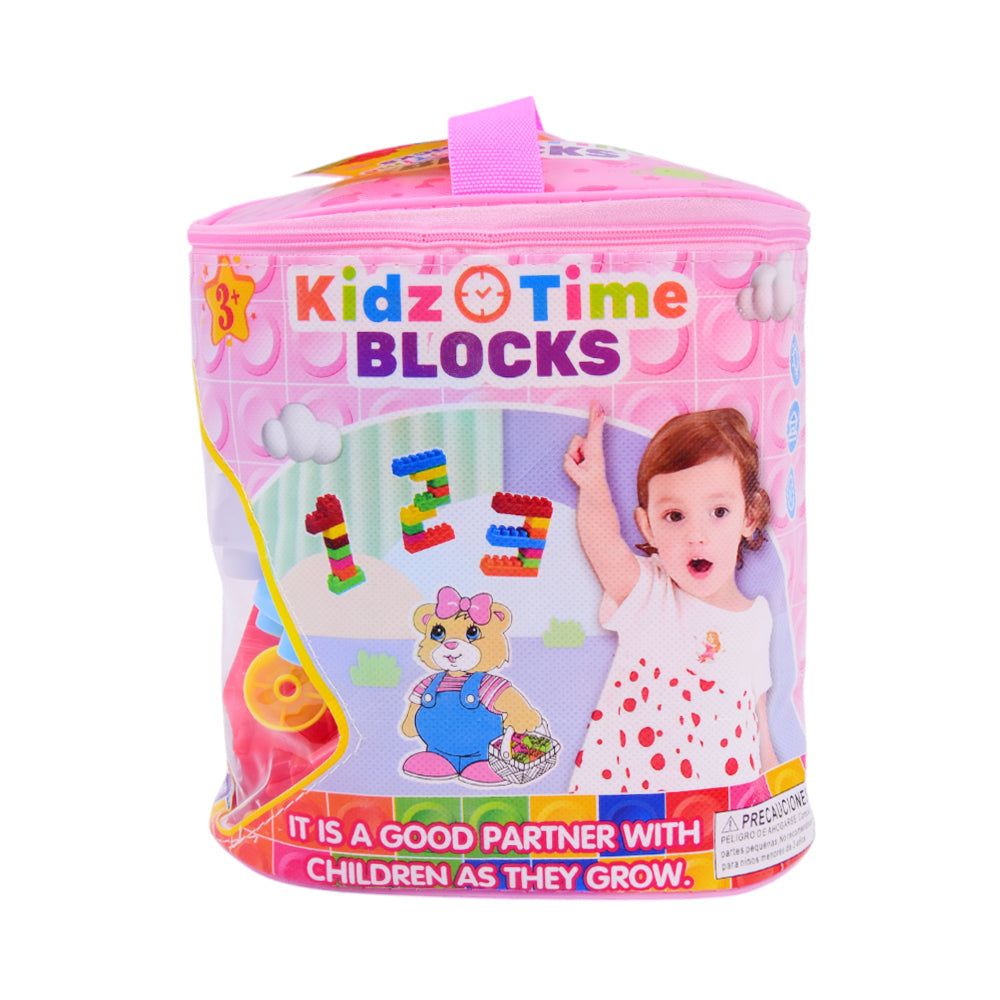 1188-55 KIDS TIME BUILDING BLOCK SET 56PCS