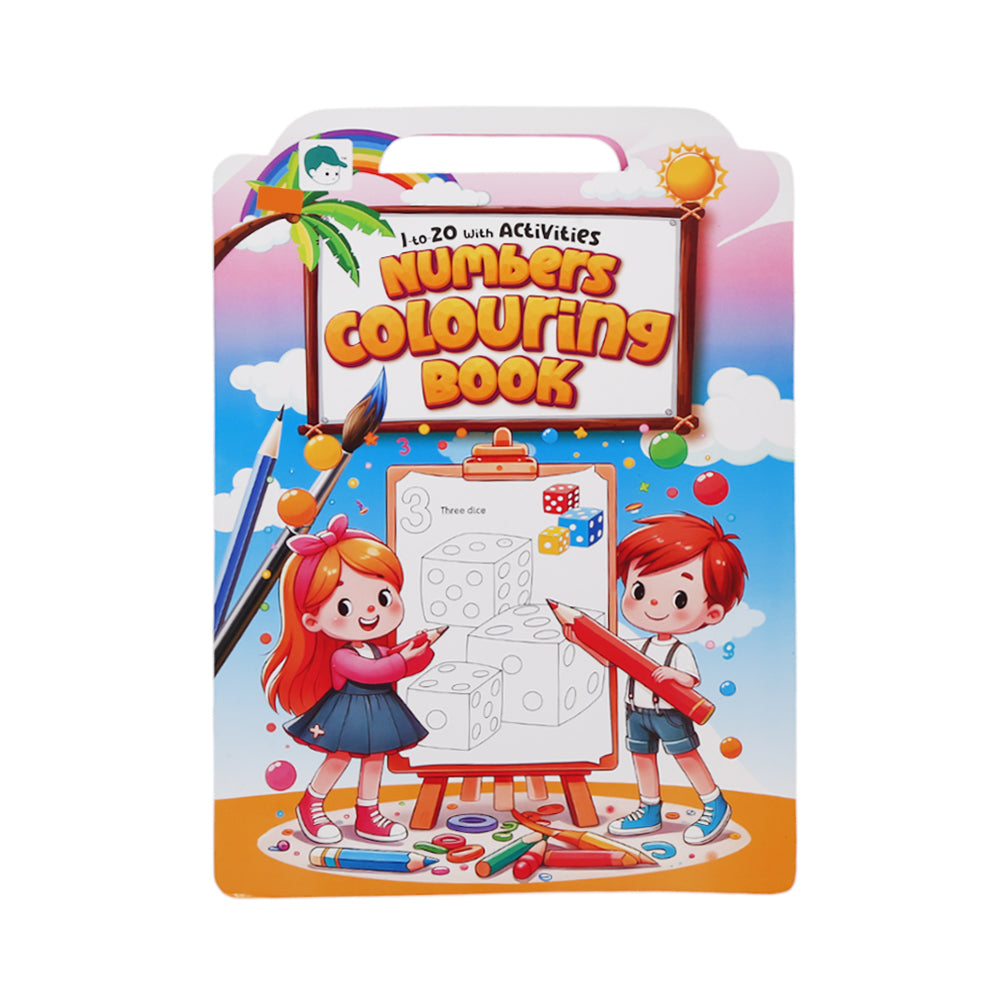 RB0097 NUMBERS COLORING HANDY BOOK