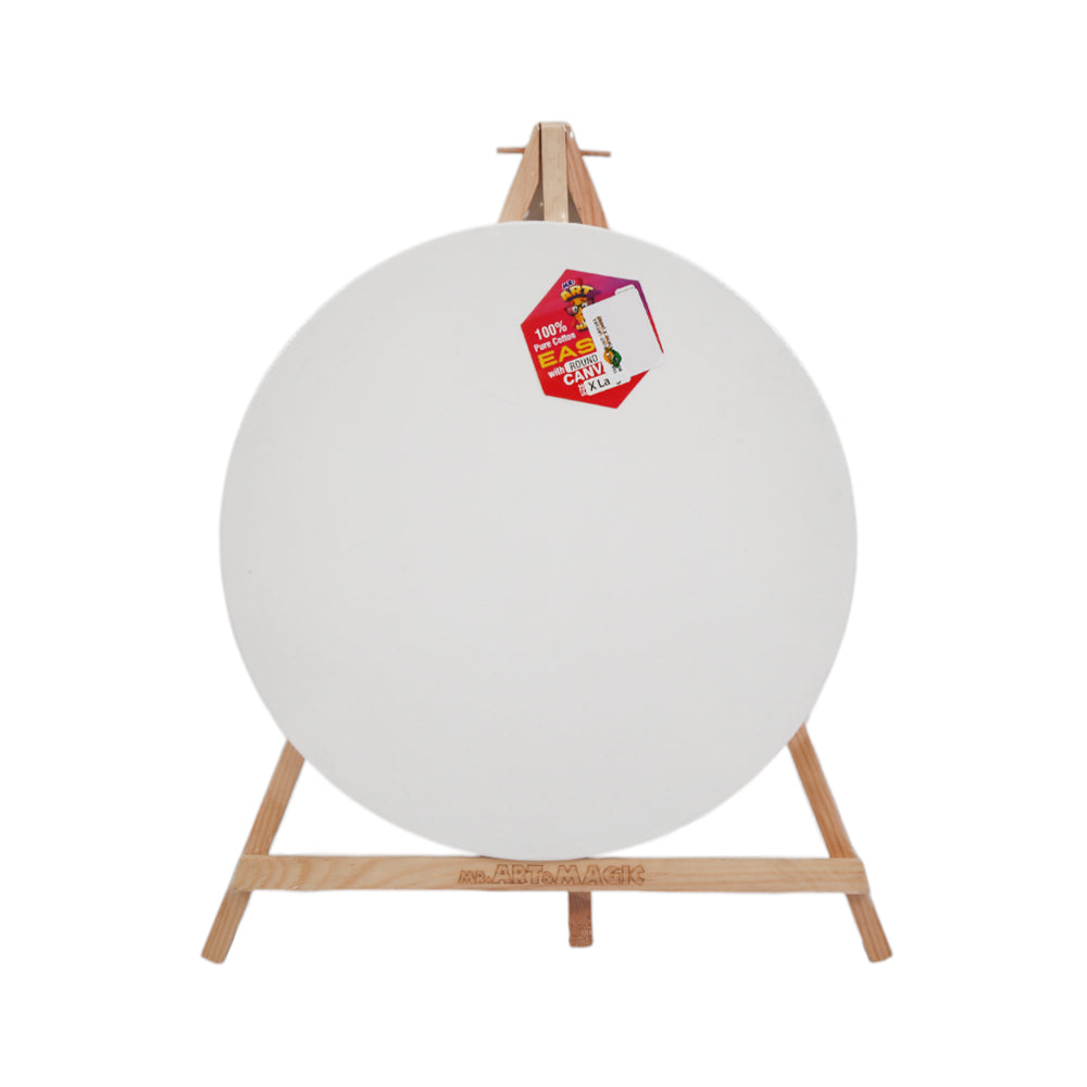 556-3915 ROUND CANVAS BOARD W-STAND X LARGE