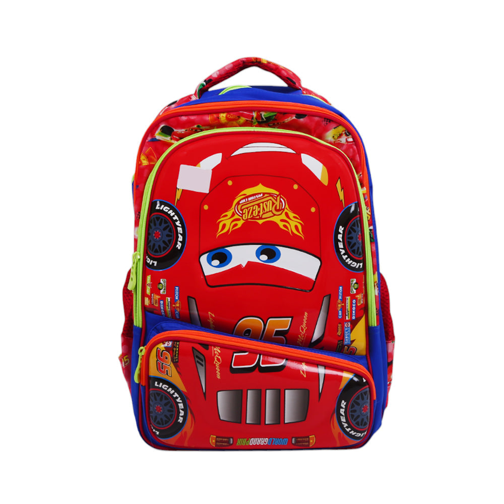 2424 Kids School Backpack Cars 17INCH