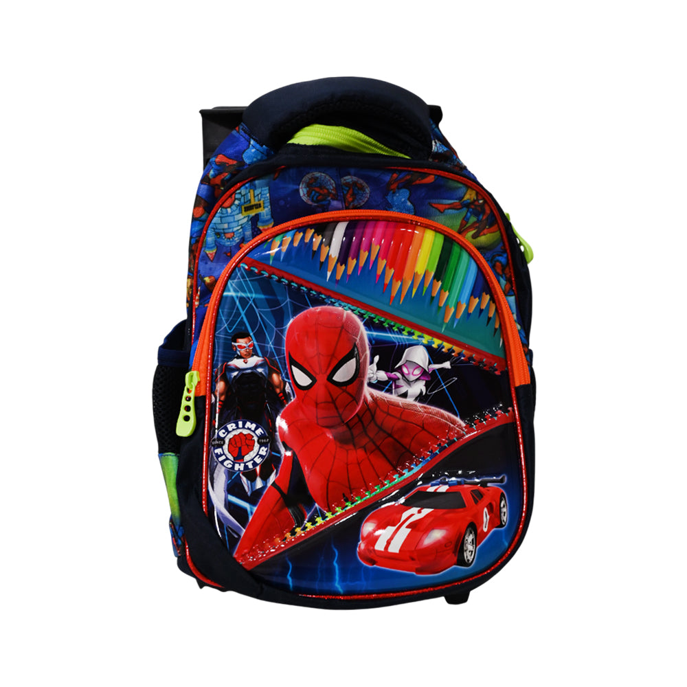 7829 KIDS TROLLEY BAG SPIDERMAN 12INCH