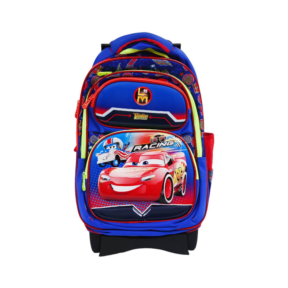 2422 KIDS TROLLEY BAG CARS 17INCH