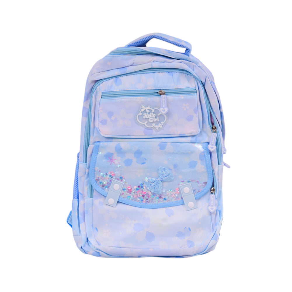 178 KIDS SCHOOL BACKPACK HELLO GIRL 17INCH G