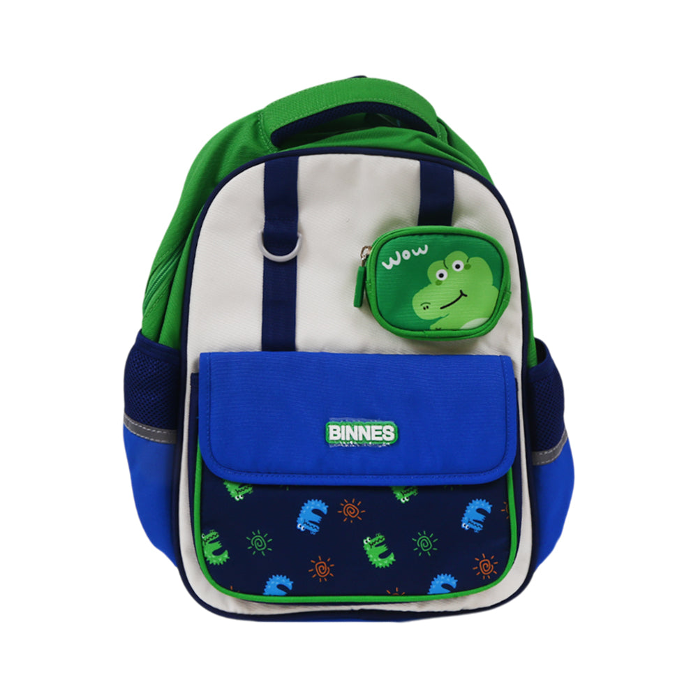 BNS-5016 KIDS SCHOOL BACKPACK CROCODILE IR 15INCH B