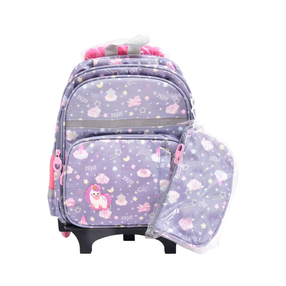 19088 KIDS TROLLEY BAG KUZAI 15INCH IR BG
