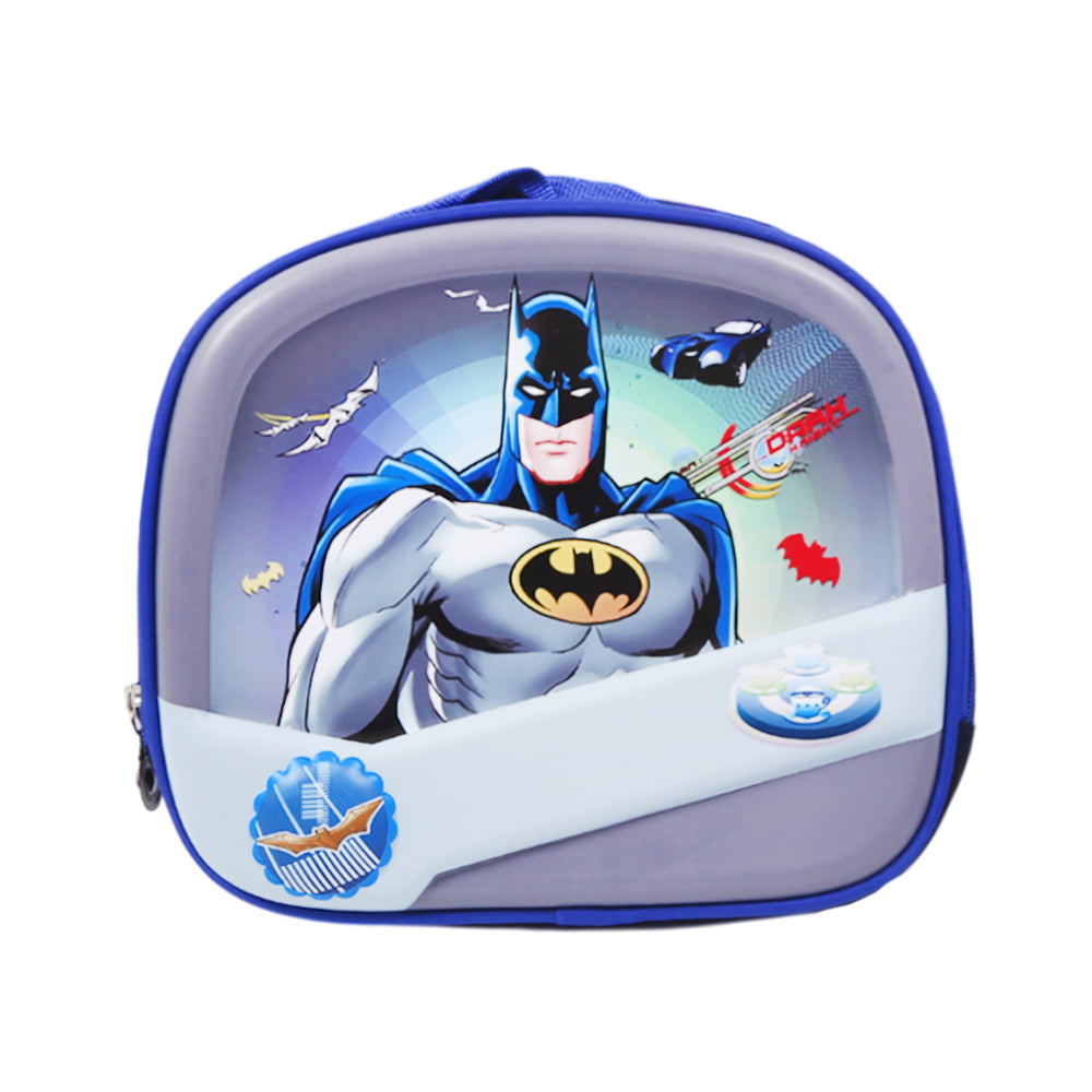 CB01-4 LUNCH BAG W-POUCH BATMAN EMB