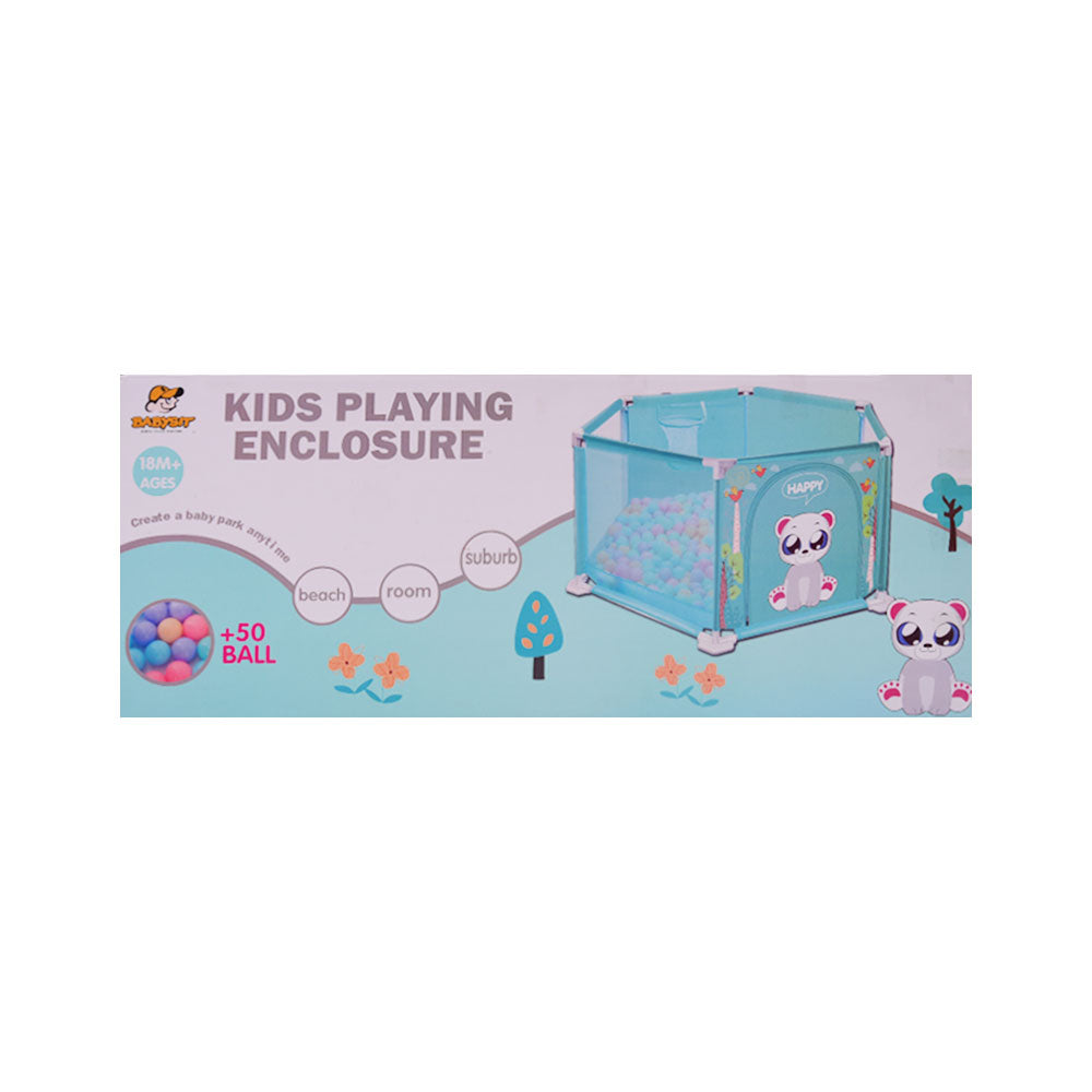J1010A KIDS PLAYING FENCE 50BALLS IR