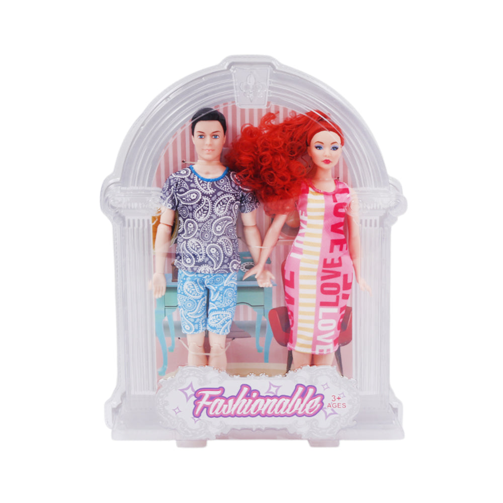 PS139 FASHIONABLE COUPLE DOLL IR