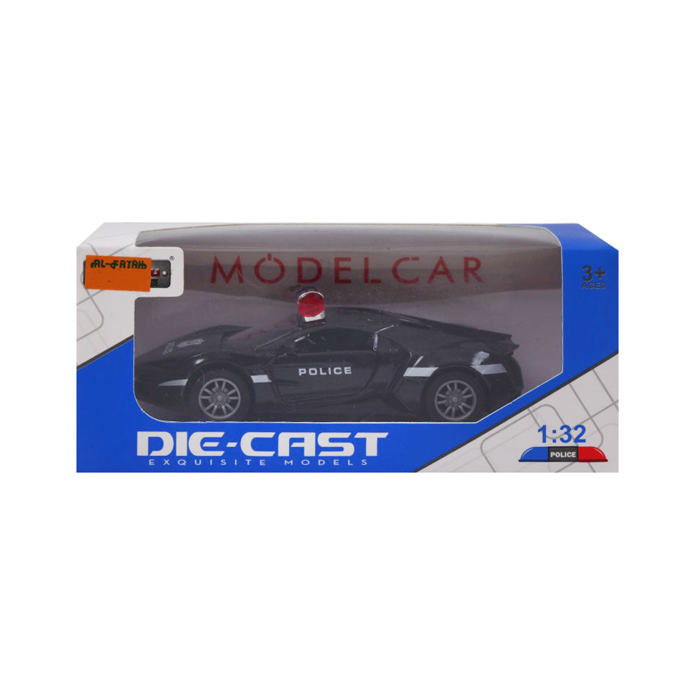D3204-3 DIE-CAST POLICE CAR DINKEY IR