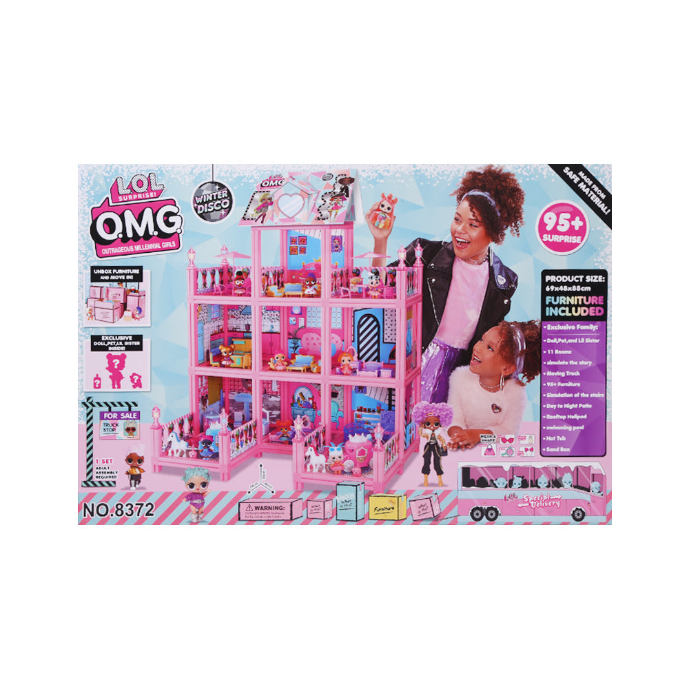 8372 LOL DOLL HOUSE SURPRISE SET 95+ SURPRISES