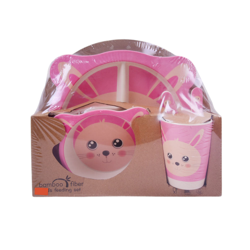 K0673 BAMBOO FIBER DINNERWARE 5PC SET ASST IR