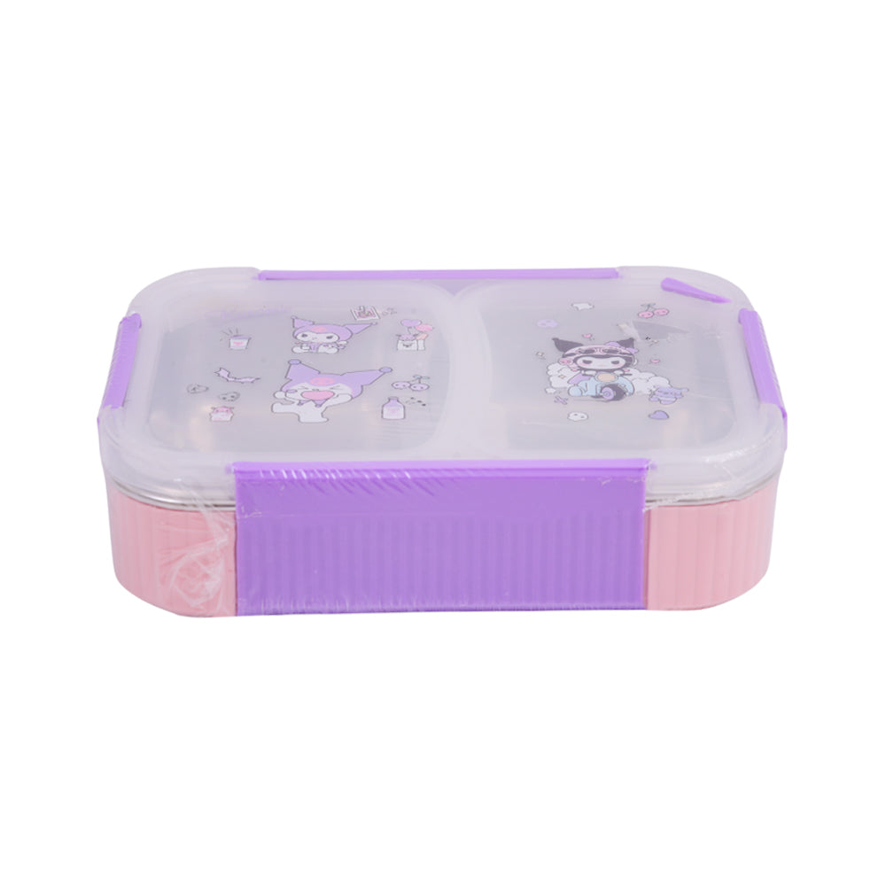 L112 SS TRANSPARENT LUNCH BOX ASST