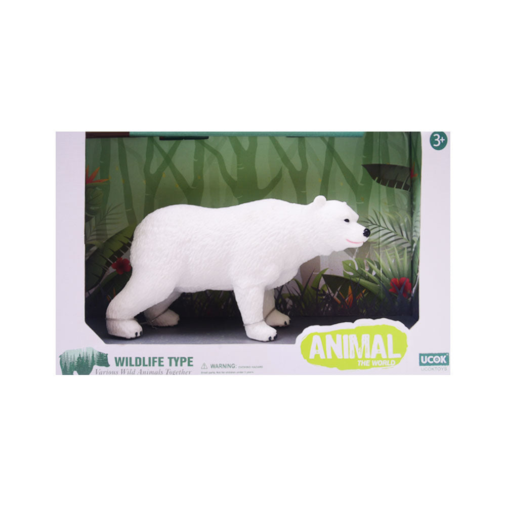 BY08-3 the Animal World White Bear Ir