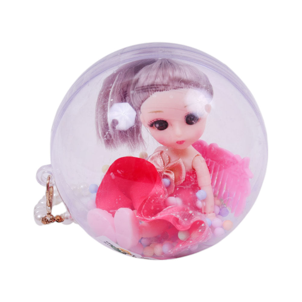 6887-A PRINCESS DOLL CRYSTAL BALL 12PC IR