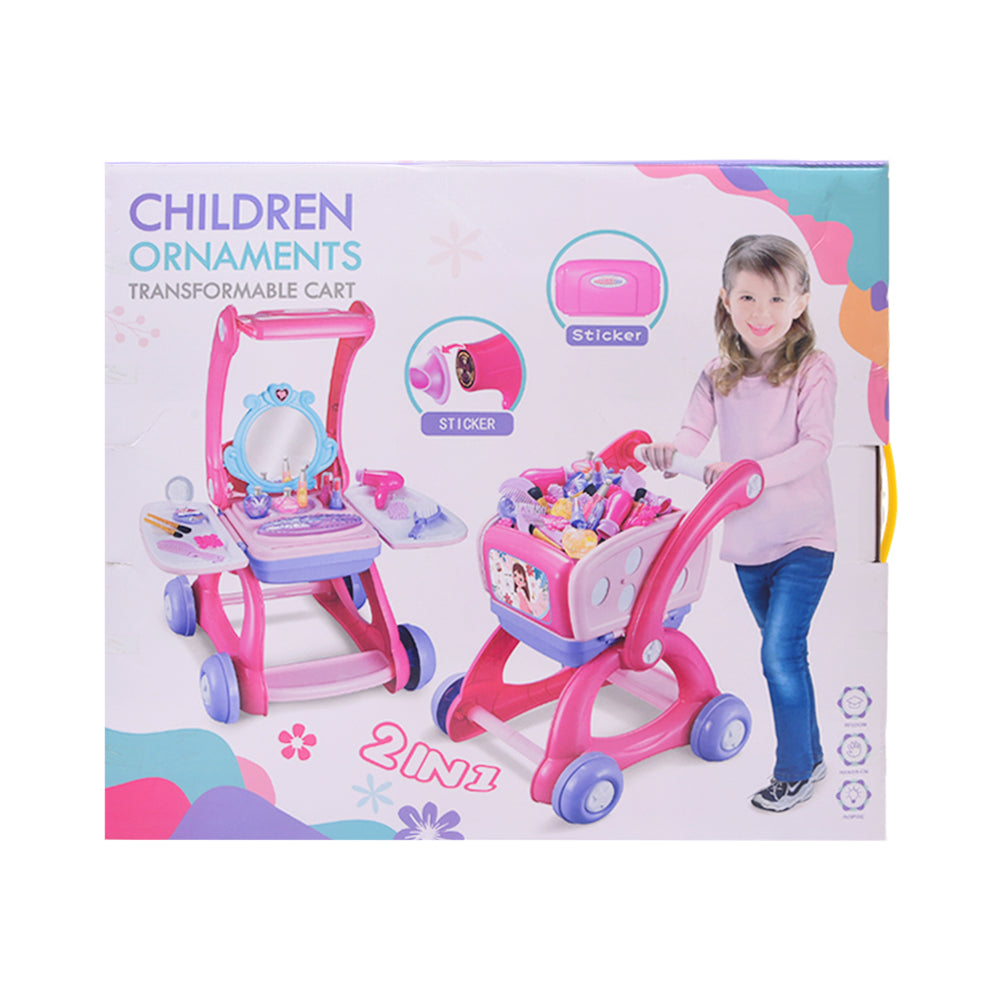 009-030 CHILDREN ORNAMENTS CART 2IN1 IR