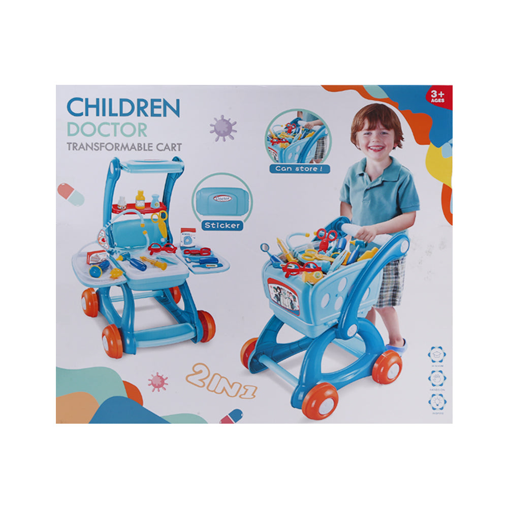 009-026 CHILDREN DOCTOR TROLLEY SET IR