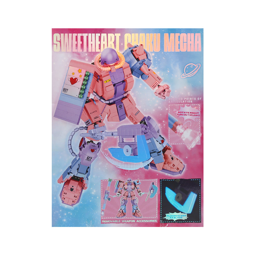 BB807 SWEETHEART CHAKU MECHA BLOCKS 1730PC IR