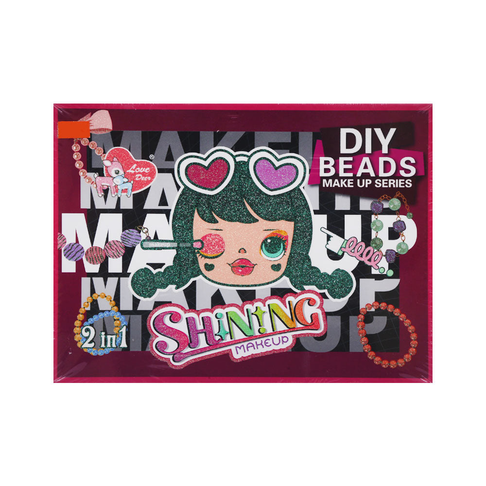 LD6135 DIY SHINING BEADS MAKEUP SET 2IN1
