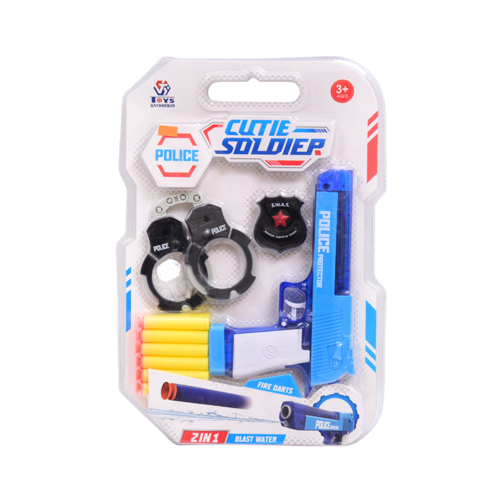 648-34 POLICE GUN 2IN1 A.I