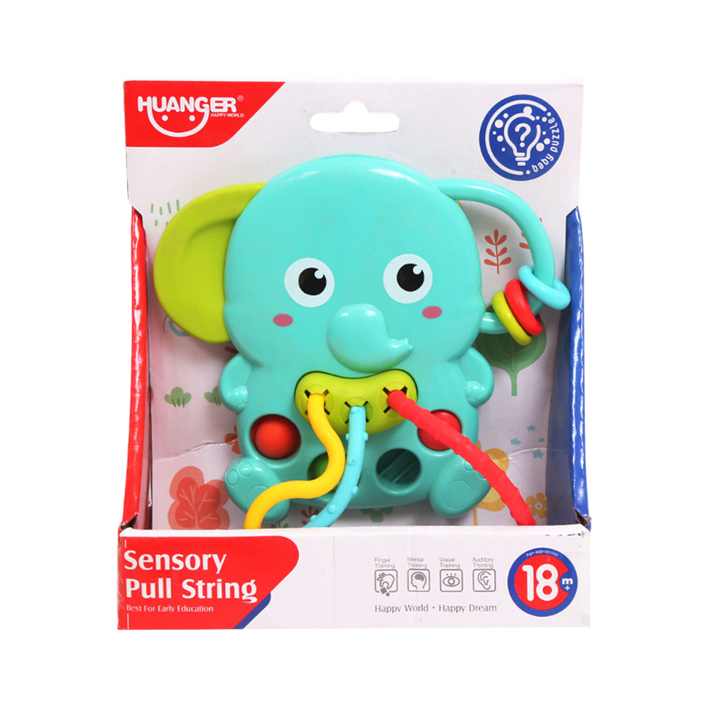 HE0195 HE ELEPHANT PULL RATTLE A.I