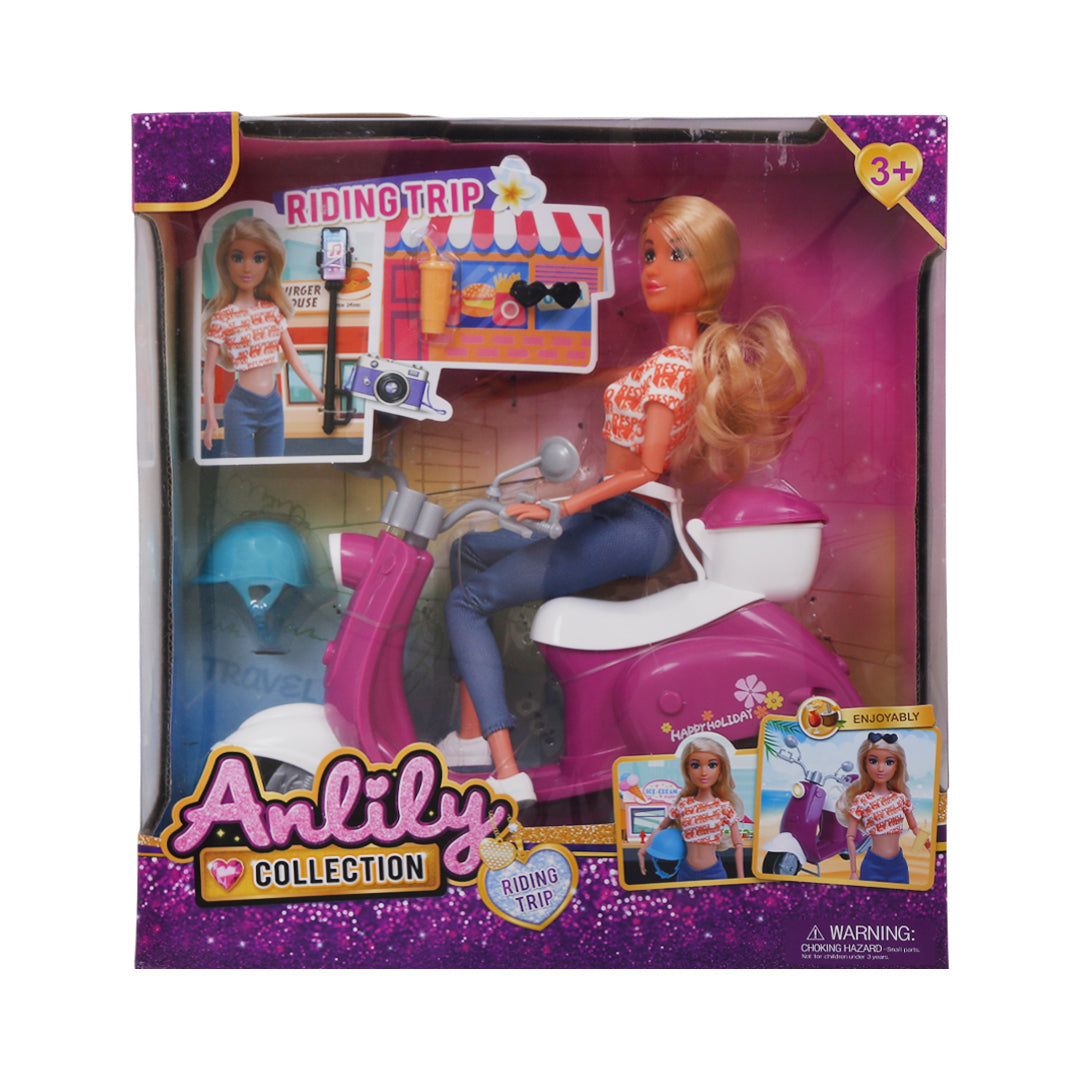 616053 ANLILY RIDING TRIP BIKE DOLL A.I