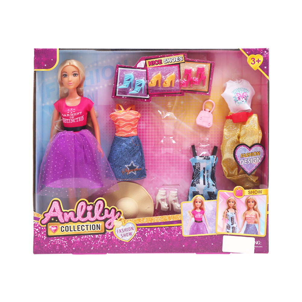 616086 ANLILY DOLL W-SHOES & DRESS A.I