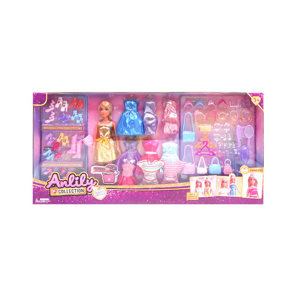 616615 ANLILY DOLL W-DRESS N SHOES A.I