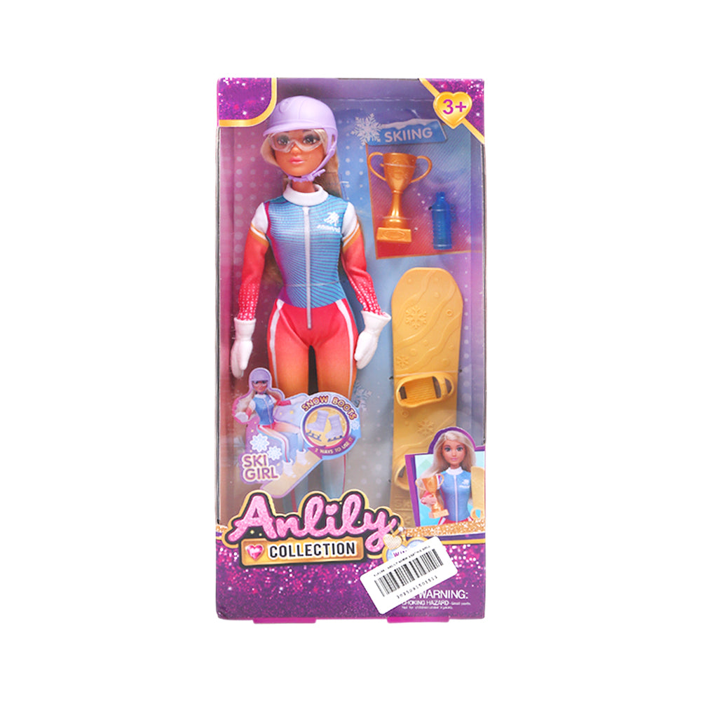 616186 ANLILY SNOW SKATING DOLL A.I