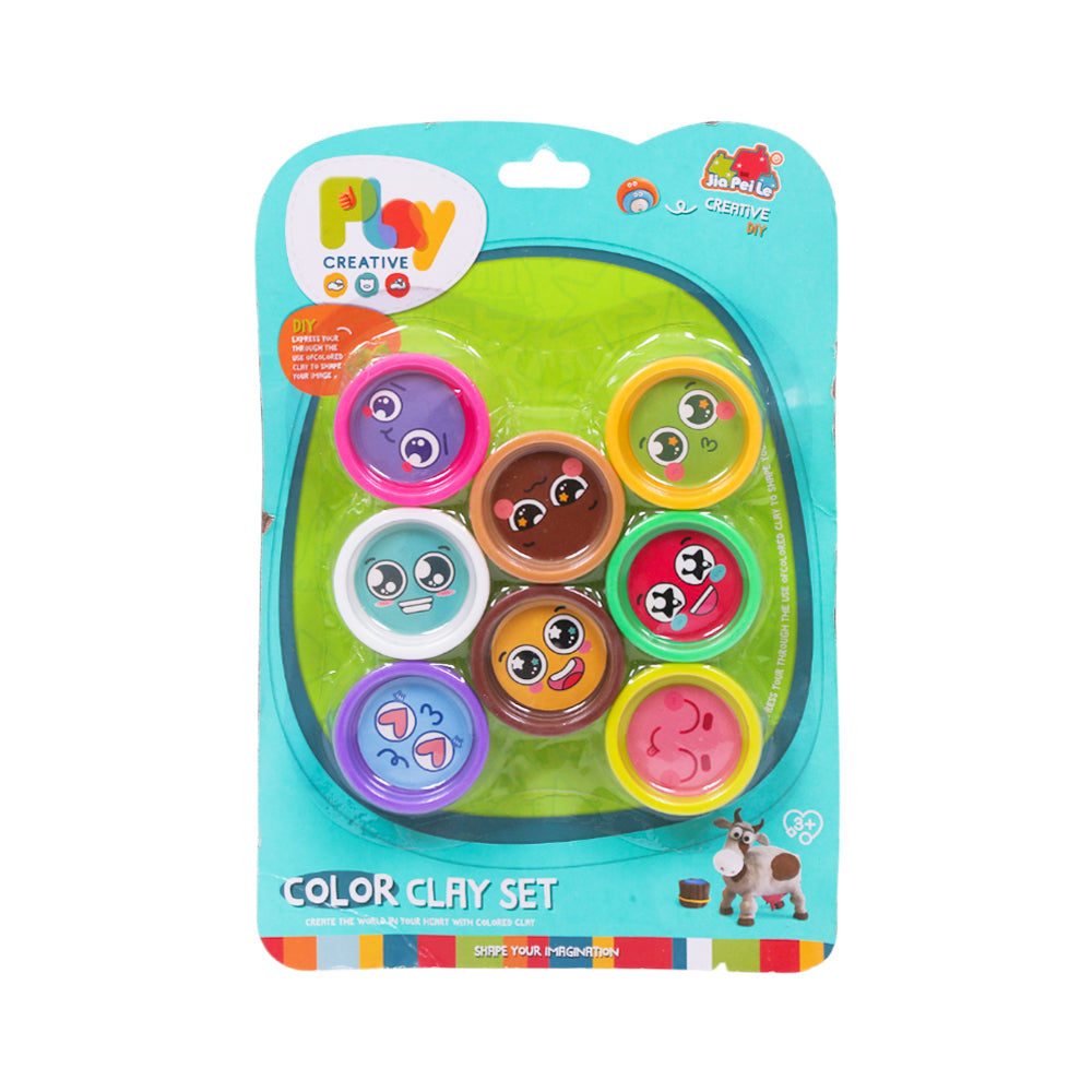140039/5838-163 DIY CREATIVE PLAY DOUGH 8PC INCARD