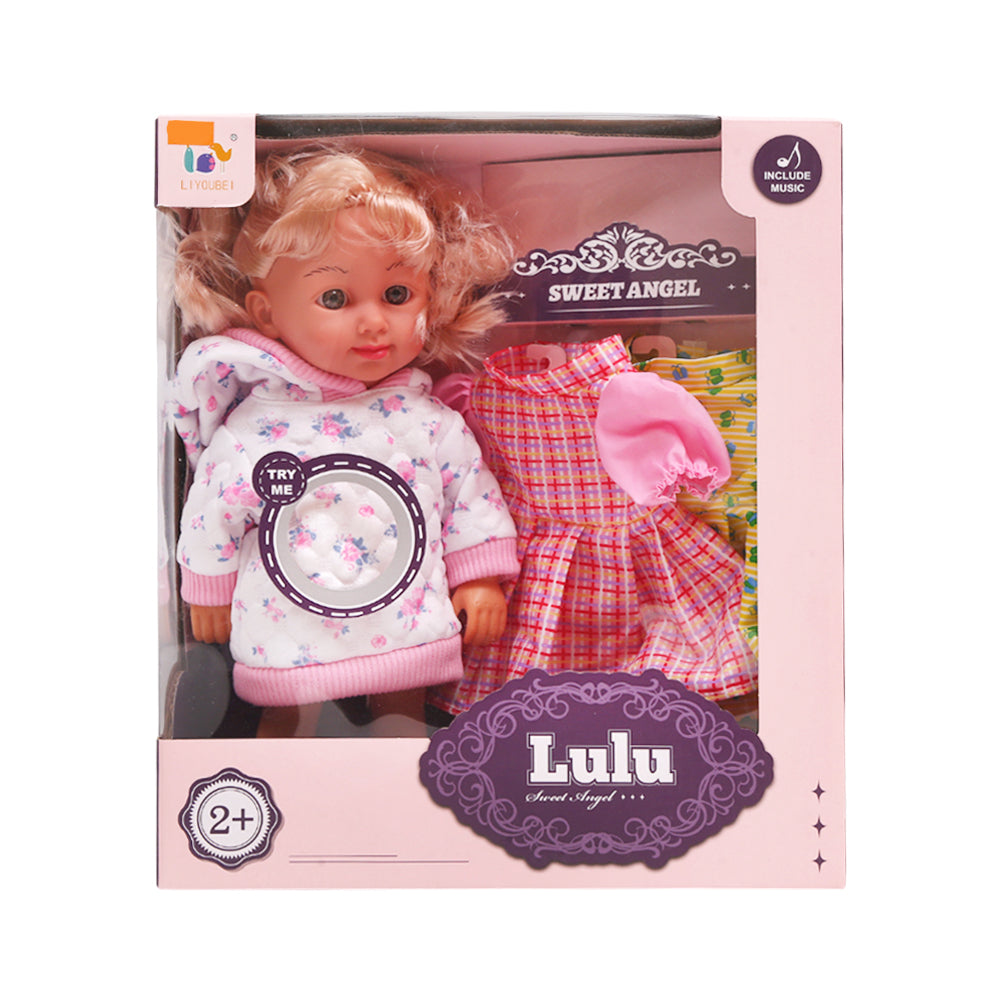 L6223C LULU SWEET ANGEL DOLL W FROCKS IR