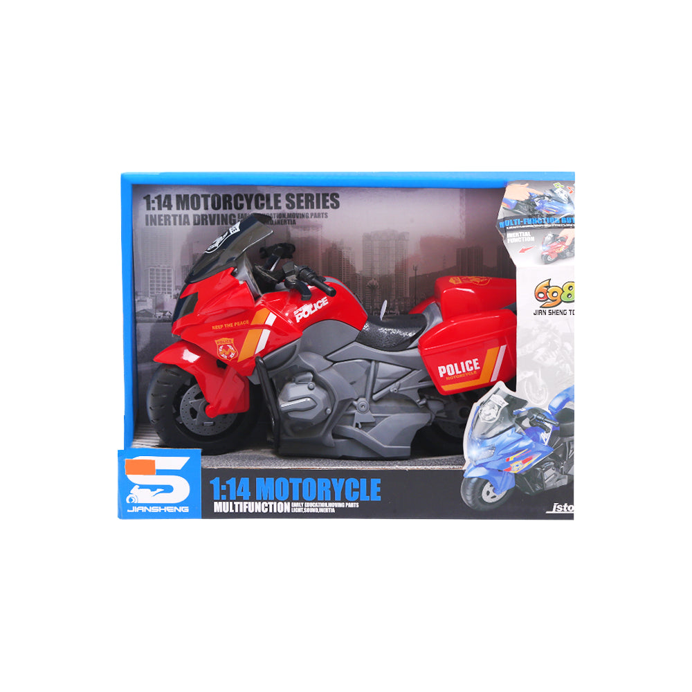 JS208C POLICE MOTORCYCLE RED IR