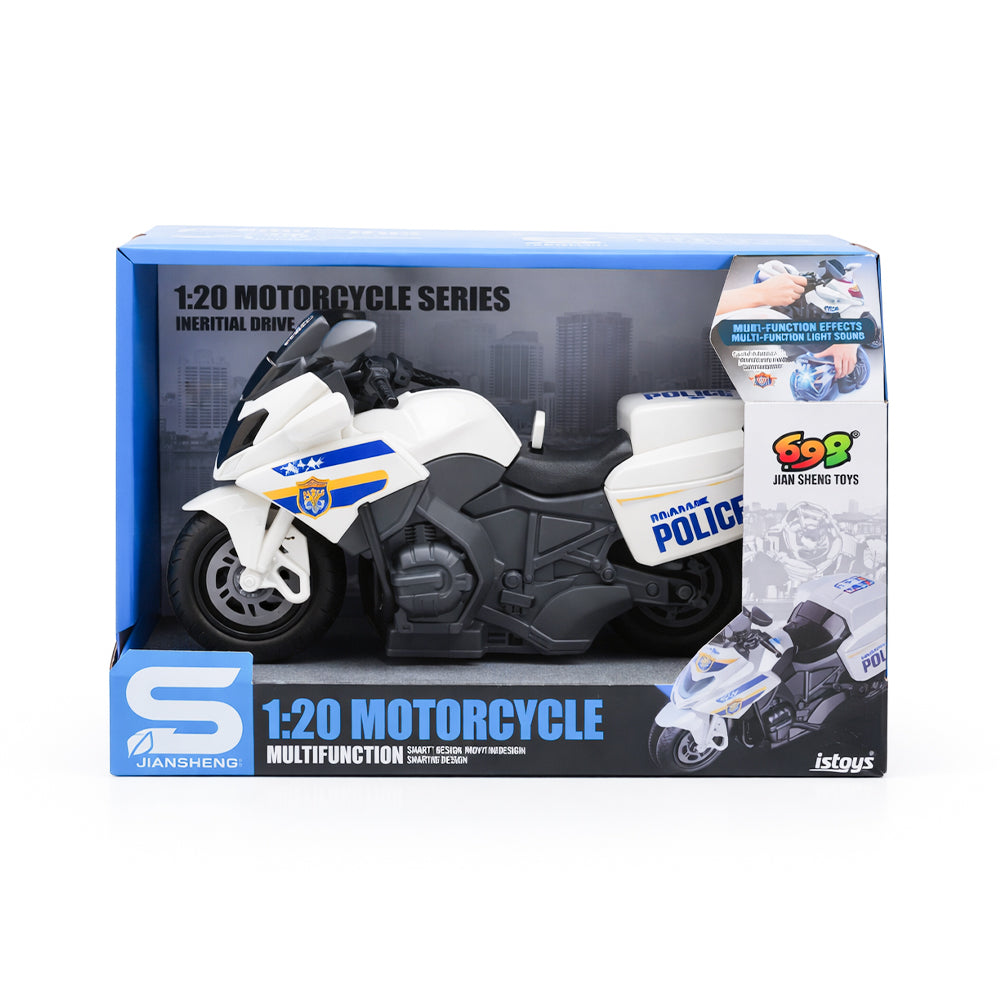 JS194C POLICE MOTORCYCLE WHITE IR