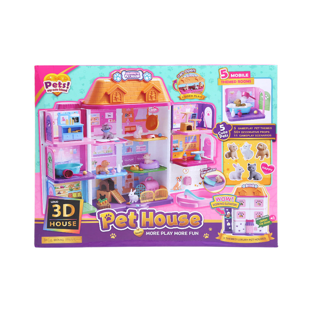 LD002 CUTE PET HOUSE 3D IR
