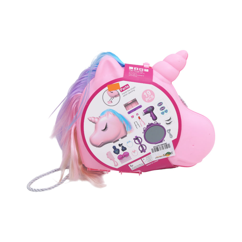 25784 UNICORN HEAD MAKE UP BOX 2IN1 IR