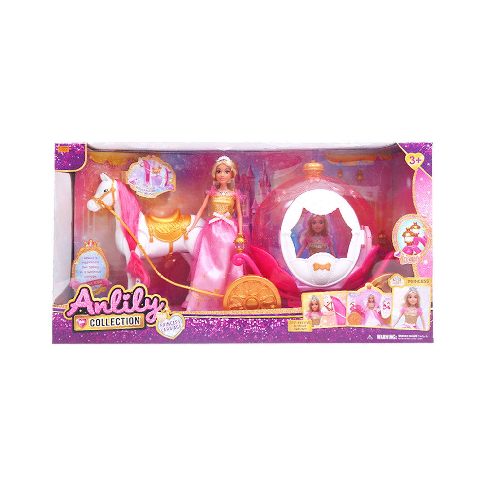 616882 ANLILY DOLL WITH CARRIAGE IR