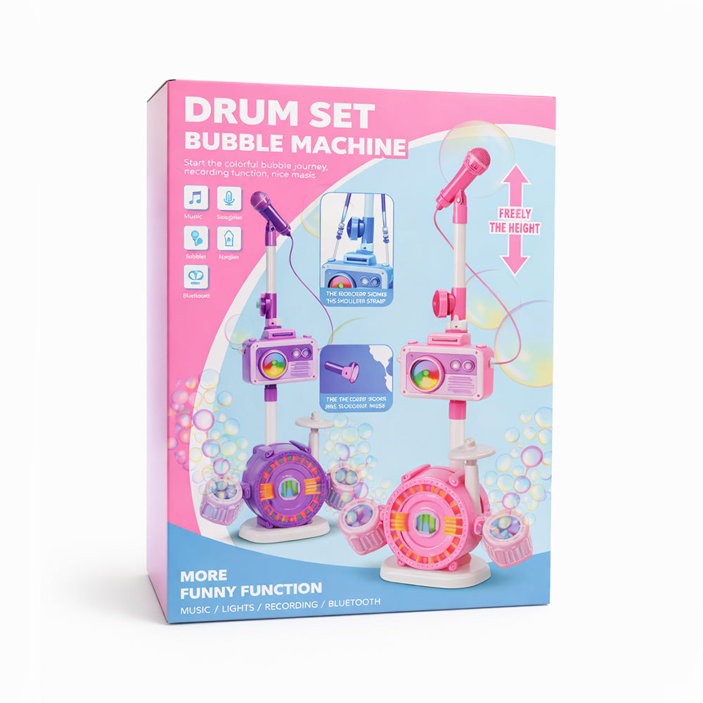 P82118 DRUM SET BUBBLE MACHINE IR