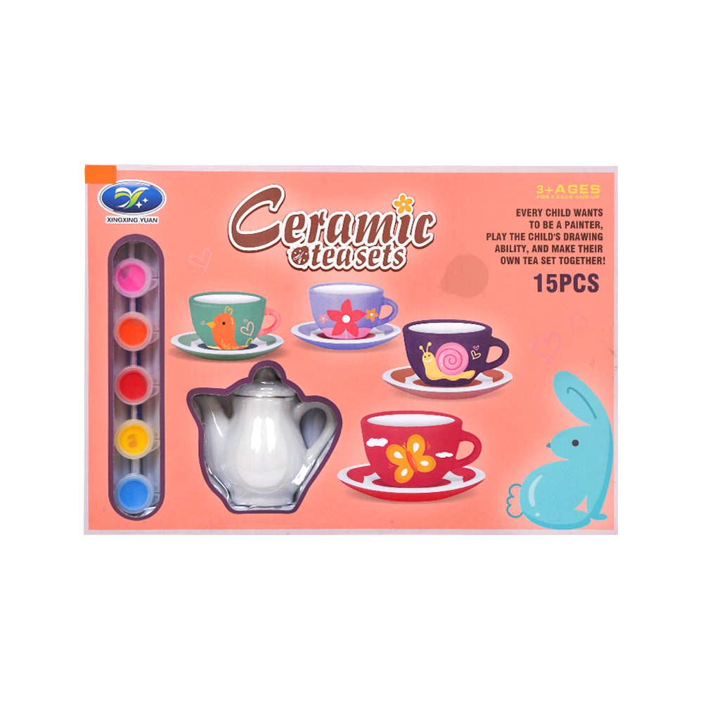 868-E10 CERAMIC TEA SET 15PCS A.I