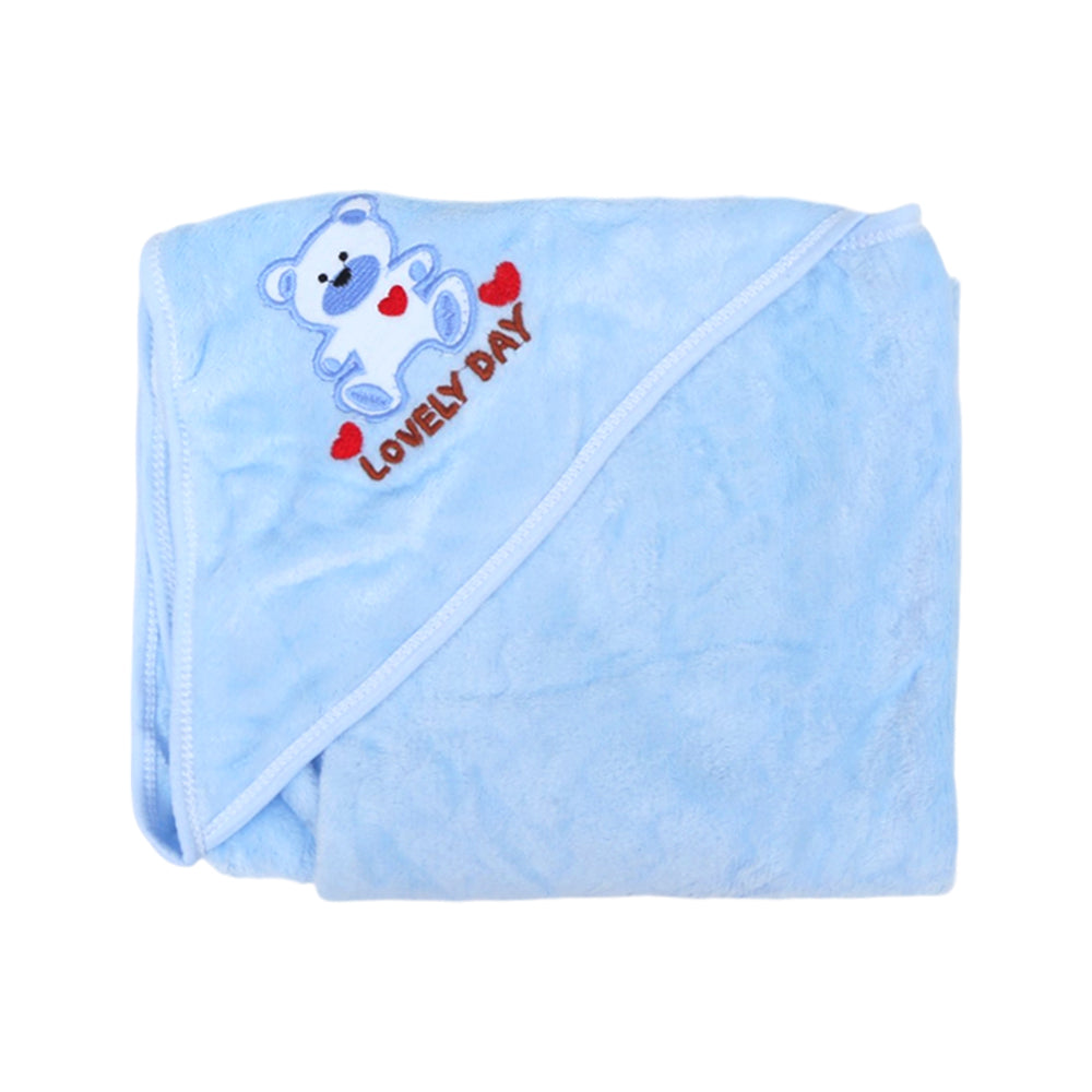 BABY FLEECE WRAPPING SHEET HOODED ZHW-25 3829