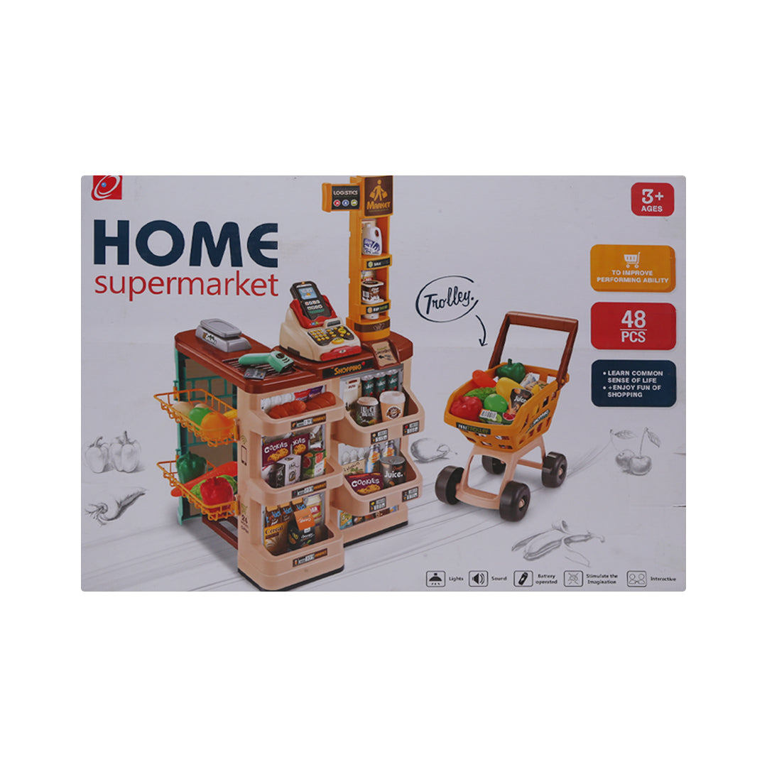 668-79 SUPERMARKET KITCHEN SET W-TROLLEY A.I