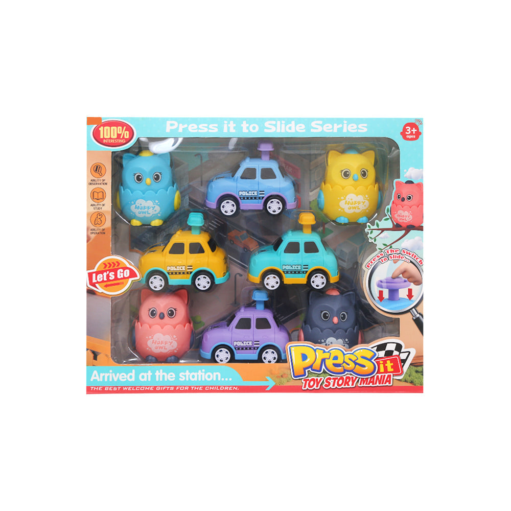 668-61 PRESS N GO CAR 8PCS PACK A.I